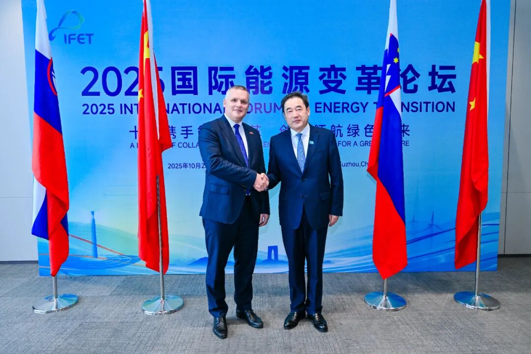 国家能源局主要负责人会见斯洛文尼亚环境、气候和能源部部长